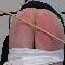 a hard caning