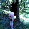 wife in forest